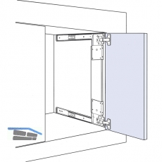 ACCURIDE 1234 Beschlgegrt., Lnge 506 mm, Stahl schwarz chromatiert