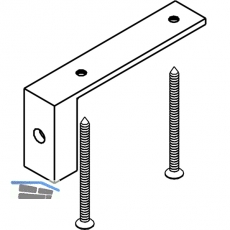 EKU DIVIDO 100 Adapter für Holztüren-Bodenführung, Kunststoff anthrazit