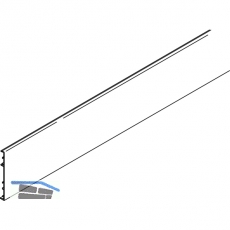 EKU DIVIDO 100 Clip-Blende zu Laufschiene, Lnge 2500 mm, Aluminium eloxiert