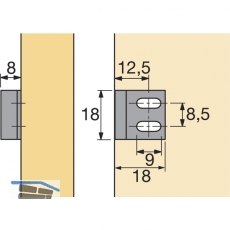 HETTICH PRESTIGE 2000 Schliewinkel Typ 1807, 41626