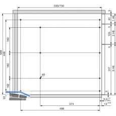 HETTICH SYSTEMA TOP 2000 Schnellmontage-Set Sil Sys,Voll-/berauszug, ET530,schw