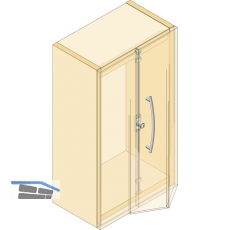 HETTICH PRESTIGE 2000 Schubstange, 10x3, L 1600, 72688
