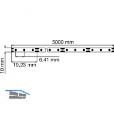 LED-Strip Reel MECCANO-156 16,9W/m 3000K warmwei IP20 5m Rolle