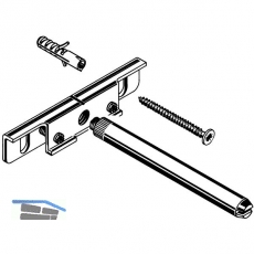 Tablartrger Nova 15, Tablarstrke 19 mm, Bolzen  12 mm, glanzverzinkt