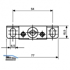 Tablartrger Nova 15, Tablarstrke 19 mm, Bolzen  12 mm, glanzverzinkt