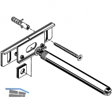 Tablartrger Nova 20, Tablarstrke 24 mm, Bohrtiefe 114 mm, glanzverzinkt
