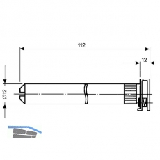Tablartrger Nova 20, Tablarstrke 24 mm, Bohrtiefe 114 mm, glanzverzinkt
