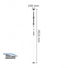 BOSCH Teleskopstange BT 350 Arbeitshhe von 140-350 cm