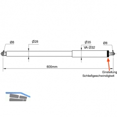 Trschlieer Direkt II 150, Trbreite bis 1200 mm, Stahl verzinkt