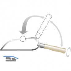 Puk-Universal-Sge verstellbar Blattlnge 146 mm
