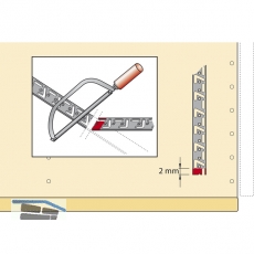 HETTICH SYSTEMA TOP 2000 Stop Control Verriegelungsstangen Set, 6,5 HE + 1
