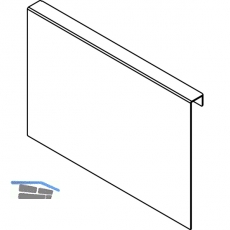 BLUM AMBIA-LINE Adapterprofil Hhe F, B218mm, Stahl Oriongrau