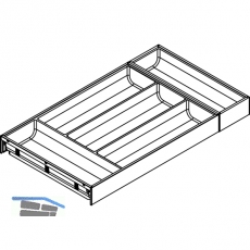 BLUM AMBIA-LINE Besteckeinsatz NL650mm,B300mm, Stahl SW/OG