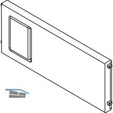 BLUM AMBIA-LINE Querteiler zu Schubkastenrahmen schmal, B100mm, KS Seidenwei