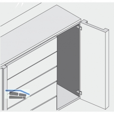 BLUM CLIP top Profiltrscharnier 95, 18 mm gekrpft, INSERTA