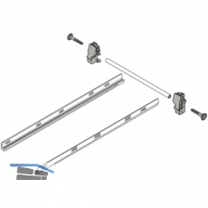 BLUM Tandembox Seitenstabilisierung nach oben gebaut, NL 550