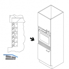 Design Klemmaufnahme Aluprofil - Korpusanwendung