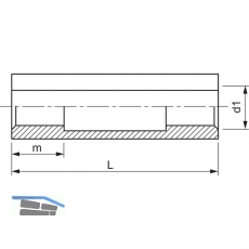 DIN1479 M10x 45 verzinkt Spannschlossmutter aus Stahl