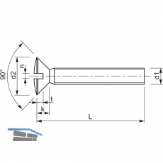 DIN 964A M 4x 30 Edelstahl A2 Linsenschraube mit Schlitz