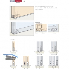 EKU DIVIDO 100 Bodenfhrung, 65 x 37 mm