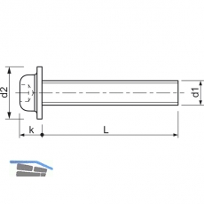 ecosyn-fix M 5x 12 Torx 25 Edelstahl A2 Flanschschraube fr Apparatebau