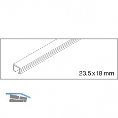 EKU CLIPO 26/36 Laufschiene zum Kleben, 2,5 m