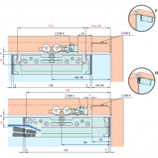 EKU CLIPO 36 G IS Beschlgegarnitur, 1 Tre