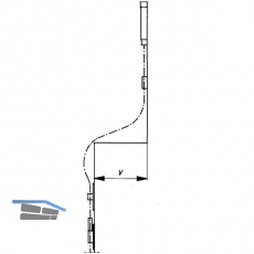 Flexibles Gestnge HAUTAU, 700 mm, schwarz