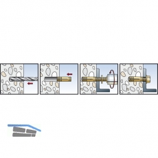 Messingspreizdbel M 5x20
