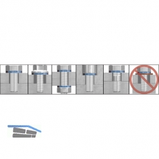 NORD-LOCK NL10 zinklamellenbeschichtet Keilsicherungsscheibenpaar n. DIN25201