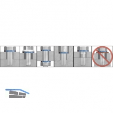 NORD-LOCK Keilsicherungsscheiben NL30 zinklamellenbeschichtet, nach DIN25201