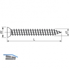 Rahmenanker 7.5x 92 Senkkopf 11 Torx30 verzinkt fr dbellose Verschraubung