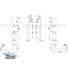 HOPPE SH-Drckergt. PARIS - auf LS PZ88, TS42-47, SST 8,5, mK., Ed.