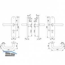 HOPPE SH-Drckergt. PARIS - auf LS PZ88, TS42-47, SST 8,5, oK., Ed.