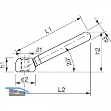 Spannmutter M16 Edelstahl 1.4301