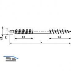 Stockschrauben M10x200 Edelstahl A2 fr Solarbefestigung mit Zulassung