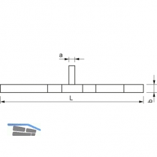 Terrafix Abstandshalter 88x25x20 /7 mm