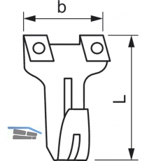 Bilderhaken Nr.3 vermessingt