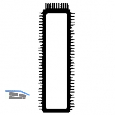 BLU-DAN Frserfeile flach 250 mm Standard