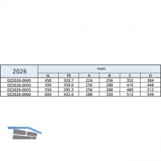 ACCURIDE 2026L Kugelkfigfhrung - Teilauszug, 35 kg, Schienenlnge 550 mm