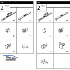 EKU CLIPO 16 GPK IS - Beschlgegrt., 2 Tren