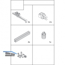 EKU CLIPO 36 HM IS Beschlgegarnitur, 1 Tre