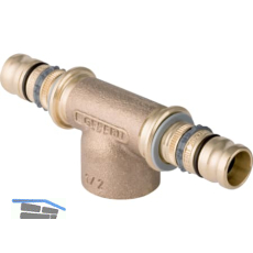 GE Mepla T-Stck mit IG Rg d50-Rp3/4-40