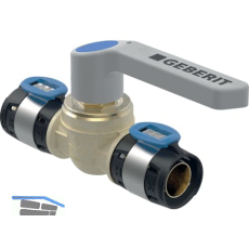 GE FlowFit Kugelhahn mit Bet.-Hebel SiBr