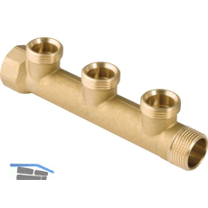 Geberit Verteiler 3 fach, 1", 3/4" EK