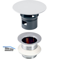 WT-Ventil 1 1/4\&quote; glanzchrom, L8cm