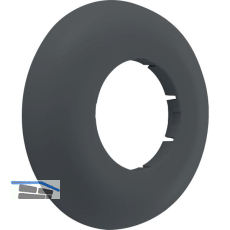 GE Wandrosette flach, d32, schwarz