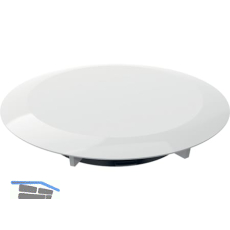Geberit Ablaufdeckel DWA d90 weiß
