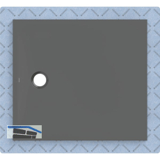 DUF CF30 integr. 100x90cm graphit