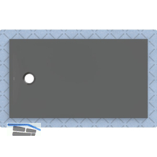 DUF CF30 integr. 140x80cm graphit